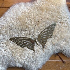 Vintage Brass Butterfly